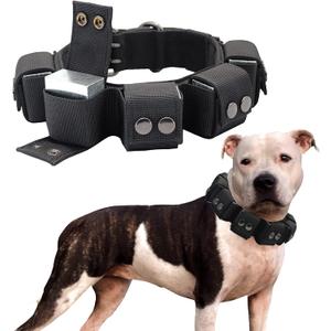 Dog Collar, Tactical Dog Collar, Weighted Dog Collar with Weights for Dog Training and Exercise Equipment - Free Weights, Small, Medium, Large Dogs (1.5" Wide Neck Size 16"-20")