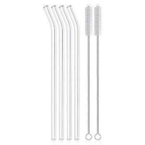 Duming In Glass Straws 4 Straws 2 Brushes