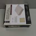 Classic Accessories Montlake Water-Resistant 23 x 23 x 5 Inch Outdoor Back Cushion Slip Cover, Patio Furniture Cushion Cover, Antique Beige, Patio Furniture Cushion Covers