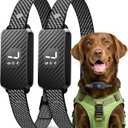 Dog Bark Collar for Large Medium Small Dogs, Effective No-Bark Collar, Smart Barking Collar, Rechargeable Bark Collar with 7 Sensitivity, 3 Modes, IP67 Waterproof, Black, 2 Pack