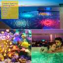 Swimming Floating Pool Lights, Fish Pattern 3PCS Color Changing Underwater Pool Light That Float, 4 Colors 2 Modes, Glow Hot Bath Tub LED Light Up Decor (3AAA Batteries Powered, Not Included)
