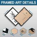 arteWOODS Funny Donkey Bathroom Wall Art - Rustic Farmhouse Wall Decor with Humorous Quotes Black Framed Print Artwork Cute Animal Pictures for Shower Toilet Restroom Kid's Washroom 8x10 Inch