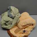 kmilro Toddler Towels with Hood for Boys Girls 0-6 Years 2-Pack Hooded Baby Bath Towels for Kids 27.5"X55" Ultra Absorbent Soft Thick Toddler Bath Towel Baby Beach Towel Bathrobe Toallas para Bebe (Green Dinosaur + Yellow Lion)