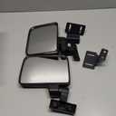 Side View Mirrors Compatible with 2013-2023 Polaris Ranger 500 570 900 - Fits Pro-Fit Cab, Lock N Ride, Factory Cage Frame - NOT FOR ROUND ROLL BARS