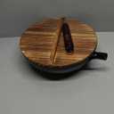 12.5 Inch Carbon Steel Wok For Electric, Induction and Gas Stoves (Lid, Spatula and User Guide Video Included)