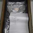 Giikin Kitchen Countertop Organizer, 2 Tier Coffee Bar Organizer, Black Spice Rack for Counter, Kitchen Counter Shelves, Particleboard, Large Size (15.8" L x 7.9" W x 15.8" H), Black