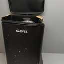 Garvee 13 Gal Stainless Steel Kitchen Trash Can with Lid, Step Pedal, Black