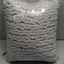 Chunky Knit Blanket Throw 48"*71", Hand Knitted Warm Chenille Throw Blanket, Home Decor Soft Thick Yarn Cable Knit Blanket, Soft Breathable Fleece Banket Christmas for Couch Bed Sofa Best Gift (Gray)