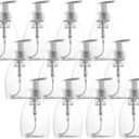 Bekith 12 Pack Foaming Soap Dispenser Pump Bottles, 8oz (250ml) Foaming Hand Soap Dispenser, Refillable Liquid Soap Foaming Dispenser, Empty Plastic Bottles for Kitchen, Bathroom, Commercial, Clear