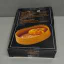 Bread Warmer Basket with Terracotta Stone - Handcrafted Oval Bread Basket for Serving Rolls, Tortillas,and Muffins - Eco-Friendly, Perfect for Dining, Gifting, and Farmhouse Decor