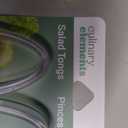 Jacent Heavy Duty Premium Plastic Salad Tongs 1-Pack