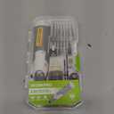 WORKPRO Cordless Rotary Tool Kit with 71pcs Accessories, 3 Variable Speeds, USB Rechargeable Mini Rotary Tool for Engraving, Sanding, Polishing, Carving, Cutting, DIY Crafts - Pink Ribbon