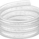Flexible PVC Hose 1 1/2"id 10ft Clear Reinforced Suction Pipe
