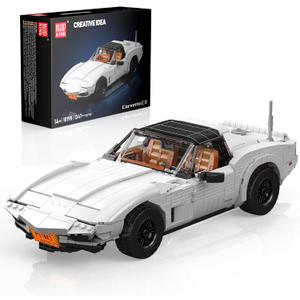 Mould King 10198 MOC Racing Car Model Kits, Vehicle Blocks Set Toys Model Suitable for 14+ Years Old to Build, House Decoration Gifts for Adults