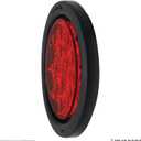 2 x Grand General 80473 Black 4" PVC Rubber Round Grommet