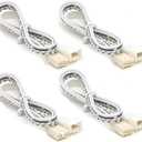 Flexible Extension Cables for AIBOO RGB Color Changing LED Under Cabinet Kitchen Lighting 59 inch, 4-Pin Male and Female Cable Connector Extension Cords (4 Pack)