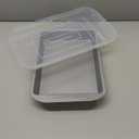 Farberware Nonstick Bakeware Baking Pan With Lid / Nonstick Cake Pan With Lid, Rectangle - 9 Inch x 13 Inch, Gray