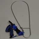 Rogue Endeavor Fish Stringer Clip, Large, Stainless Construction, Quick Release 36 Steel Core Lanyard, Designed for Spearfishing, Kayak Fishing & Scuba Diving and All Fish Types (Blue- Heavy Duty)