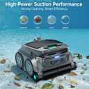(2026 NEW) WYBOT B1 Cordless Robotic Pool Vacuum Six-Roller Brush
Edge Cleaning High Obstacle Crossing, Lightweight Pool Cleaner for Inground & Above Ground Pools, App Smart Navigation