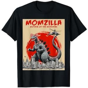 Momzilla Mother Of Monsters Retro Vintage Mama Mother's Day T-Shirt, L