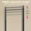 Pull Up Station, Bongkim Power Tower Portable Pullup Bar Station, Pull Up Bar for Home Gym, Pull Up Tower Station 330LBS