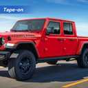 Window Visors Rain Guards for 2020-2026 Jeep Gladiator, Out-Channel Window Vent Wind Deflectors Visors Shades for 20-26 Gladiator