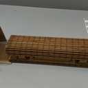 LazBlinds Cordless Bamboo Roman Shades, Privacy Blinds for Interior Windows, Room Darkening Roll Up Bamboo Blinds for Home & Patio, 20" W x 64" H, Highfield Teak