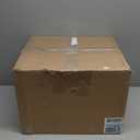 Amazon Basics Plastic Storage Containers with Secure Latching Lids, Stackable Organization Bins for Organizing, Clear/Grey, 5 Quart, Set of 10