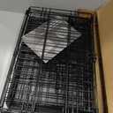 Small Dog Crate 18 Inch Foldable Single Door Dog Cage Pet Kennel | Metal Wire, Secure Lock, Plastic Leak-Proof Pan Tray, Indoor Outdoor Training Pet