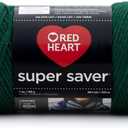 RED Heart Super Saver Yarn, Hunter Green (Single)
