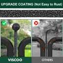 VISCOO Dog Playpen Outdoor, 16 Panels 32" H Dog Pen Indoor, Metal Dog Fence Outdoor, Pet Fence for Large/Medium/Small Dogs, Indoor Puppy Playpen, Foldable Heavy Duty Exercise Pen for RV,Camping,Yard