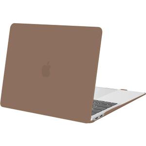 MOSISO Compatible with MacBook Air 13 inch Case 2022 2021 2020 2019 2018 Release A2337 M1 A2179 A1932 Touch ID, Plastic Hard Shell Cover Compatible with MacBook Air 13.3 inch Case, Caramel Brown