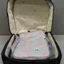 YVMVDV Portable Travel Bassinet for 0-8M Baby, Portable Travel Baby Bed, Cosleeping Baby Bed with Mosquito Net, Lightweight and Foldable