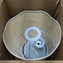 Cordless Table Lamp Rechargeable, Light Blue Mini Cute Table Lamp for Nightstand, Battery Operated Small Table Lamp for Small Spaces for Kitchen Counter, Bookshelf, Bedside, Bedroom, Living Room (Remote Control)