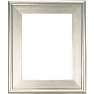 Creative Mark Plein Air Style Frame, Hand Leafed Silver, 8x10-3" Wide Moulding with 1/2" Rabbet Depth, Open Back W/O Glazing, Museum Quality, For Art Panels, Stretched Canvas, Pictures and More
