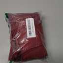 UPOPO Red Valance Curtains 14 inches Long Linen Textured Curtain Toppers Valance Living Room Kitchen Short Small Mini Little Bedroom Window Curtain Valances 1 Panel Rod Pocket 90"x14"