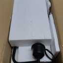 Set of 2 Industrial Touch Control Table Lamps with USB C+A Ports and AC Outlet  3Way Dimmable Black Bedside Lamps Nightstand Desk Lamps for Bedroom Living Room, Glass Shade & 2 LED Bulbs Included