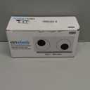 Novelty Rotating Eyes Desktop Clock Fun Looking Time Tracker Funny Kids Clocks Interesting Gifts for Kids Mother Father Home Office Decoration (White)