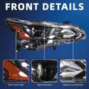 Zhaoyang Headlight Assembly Compatible with 2019 2020 2021 2022 Nissan Altima Headlamp Halogen Replacement (Right Passenger Side)
