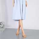 RIBONGZ Light Gold Strappy Kitten Heels For Womens Square Open Toe Sexy Sandals Comfortable Dressy Stiletto High Heels Wedding Party Evening Prom Dress Shoes 9