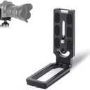 DSLR Camera L-Shaped Bracket Mount, Arca-Swiss Vertical Horizontal Switching Quick Release Plate for Canon Nikon Sony DJI Osmo Ronin Zhiyun Stabilizer, Compatible with Tripod Monopod