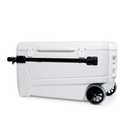 Igloo MaxCold Glide Coolers 110 QT, Insulated Portable Rolling Cooler with Soft Ride Wheels, 168 Can Capacity, Leak-Proof, 5-day Ice Retention