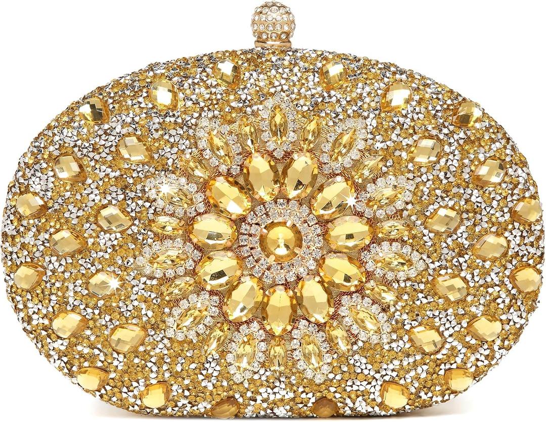 Beaguful Women's Evening Bags Sparkly Rhinestone Clutch Purses Luxury Handbags | Sparkly, Rhinestone, Luxury, Sparkly, Rhinestone, Luxury