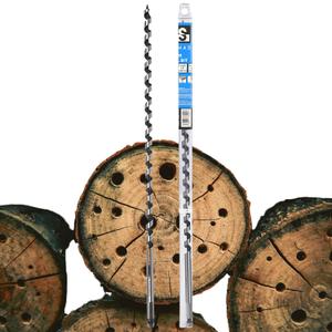 3/8-Inch x 17-Inch Auger Drill Bit for Wood, Hex Shank 3/8-Inch One Piece, Ship Auger Long Drill Bit for Soft and Hard Wood, Plastic, Drywall and Composite Materials