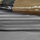 BRILLMAX 6 Pack White Round Tablecloths 120 Inch - Circle Bulk Linen Polyester Fabric Washable Table Cloth Cover for Wedding Reception Banquet Birthday Party Buffet Restaurant