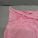 Womens Sexy Lace Dress Tight Going Out Slip Ruched Spaghetti Sweetheart Neck Party Bodycon Mini Dresses Pink M