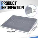 EVA Foam Threshold Ramp, Lightweight Non Slip Doorway Ramp for Wheelchair Walker Scooter, Indoor Outdoor Entry Access for Home Bathroom Garage(Gray,36" l X 24" w X 4" h)