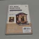 Book Nook Kit - DIY Miniature House Kit for Adults and Teens, Booknook Tiny Japanese Dollhouse Kit Bookshelf Decor 3D Wooden Puzzle, Gifts for Family, Friends