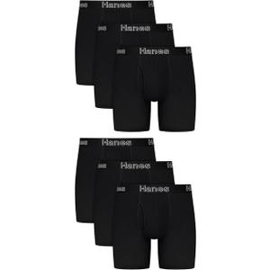 Hanes Men's Underwear Boxer Briefs, Cotton Stretch Moisture-Wicking Underwear, Multi-pack size medium Hanes Men's Underwear Boxer Briefs, Cotton Stretch Moisture-Wicking Underwear, Multi-pack size medium
