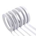 Multi-Size Double Sided Tape for Crafts,Arts,Scrapbooking,Card Making,Ribbon,Photo,Paper Backing(6 Rolls,4Size,192 Yards)